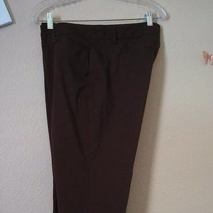 Burgundy Wine Dress Pants Straight Leg SZ 12 by Worthington